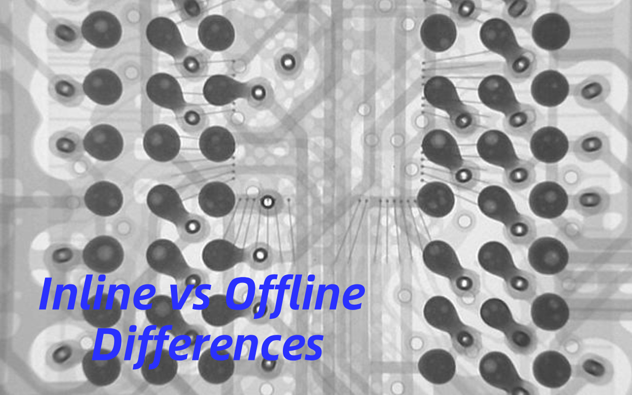 1. Inline vs Offline X-ray Why Choosing the Wrong One Is Costly 1. Inline versus offline rentgen Proč je výběr špatného nákladný