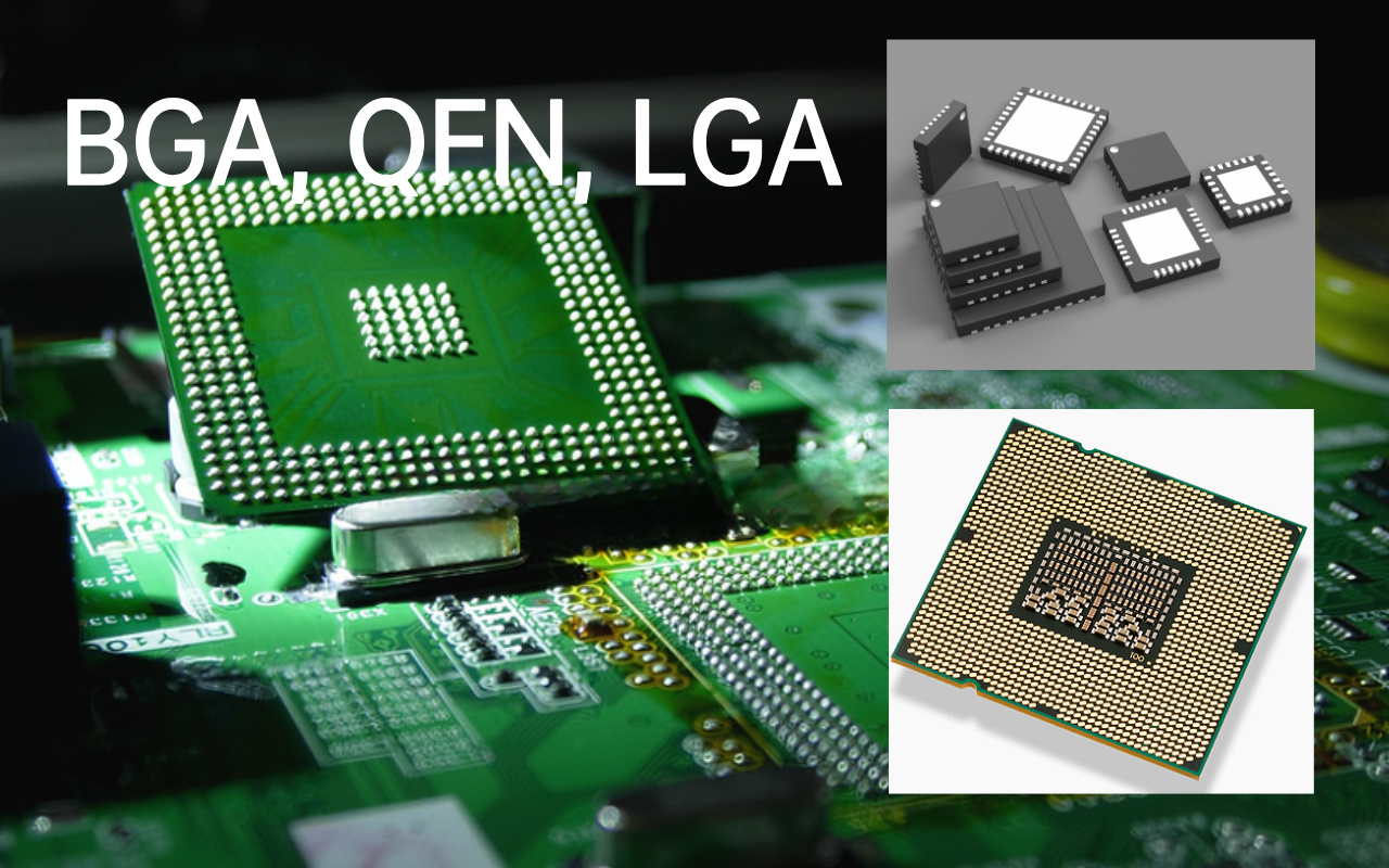 1.2 Rise of BGA, QFN, LGA-Defects Become Hidden 1.2 Vzestup vad BGA, QFN, LGA se stal skrytým