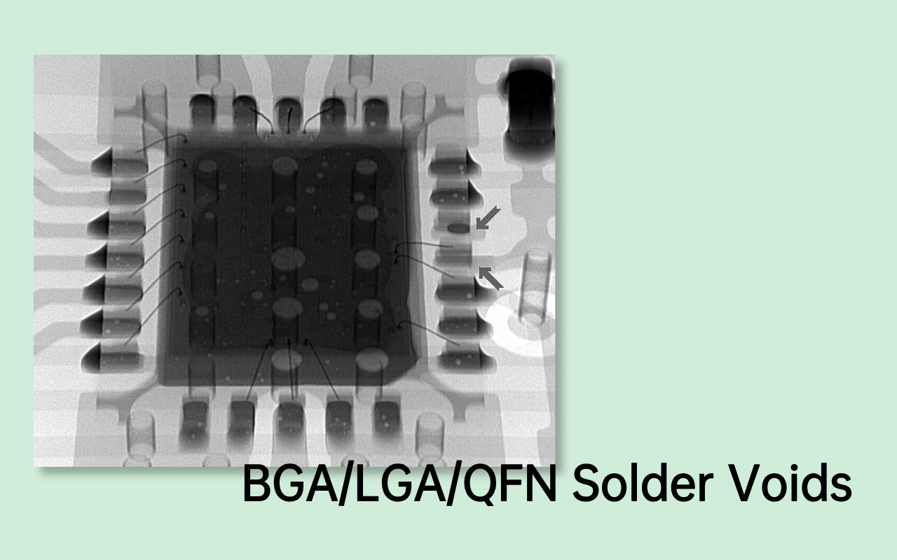 4.1 BGA:LGA:QFN Solder Voids 4.1 BGA:LGA:QFN pájecí mezery