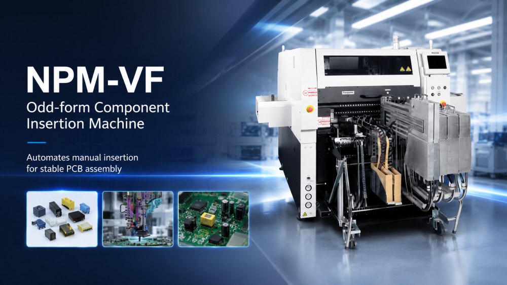 Odd-form Component Insertion Machine NPM-VF Stroj na vkládání součástí lichého tvaru NPM-VF