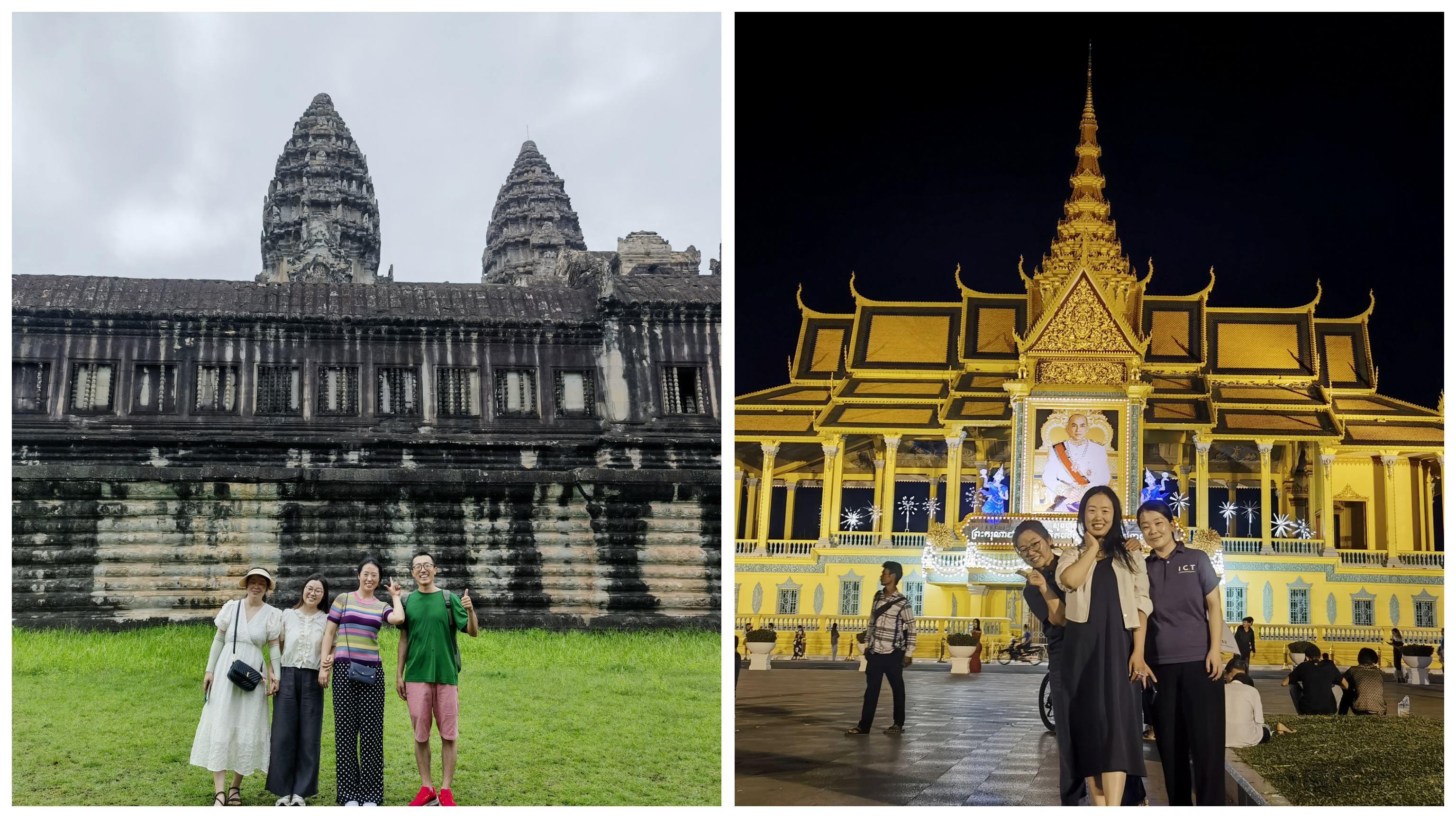 Velký palác Kambodže a Angkor Wat