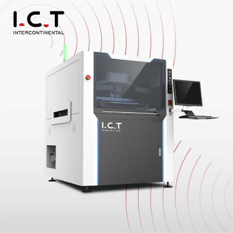 ICT |Standardní automatický pájecí stroj s rozprašovací šablonou na pájecí pastu SMT Line