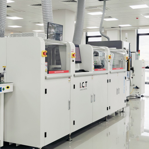 ICT-SS550P1 | Plně automatický online selektivní vlnový pájecí stroj na PCB se 2 pájecí nádobou 