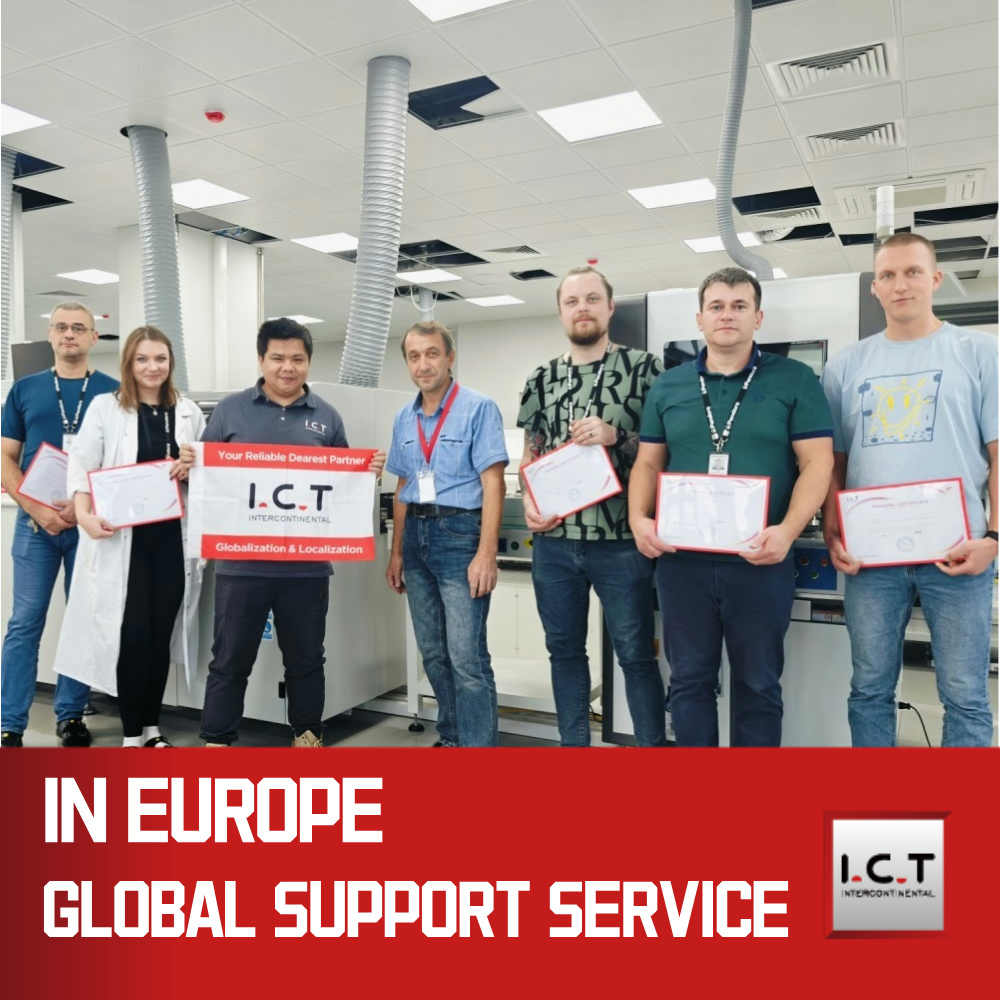 ICT | Plně automatický vstupní dopravník pro vlnovou páječku