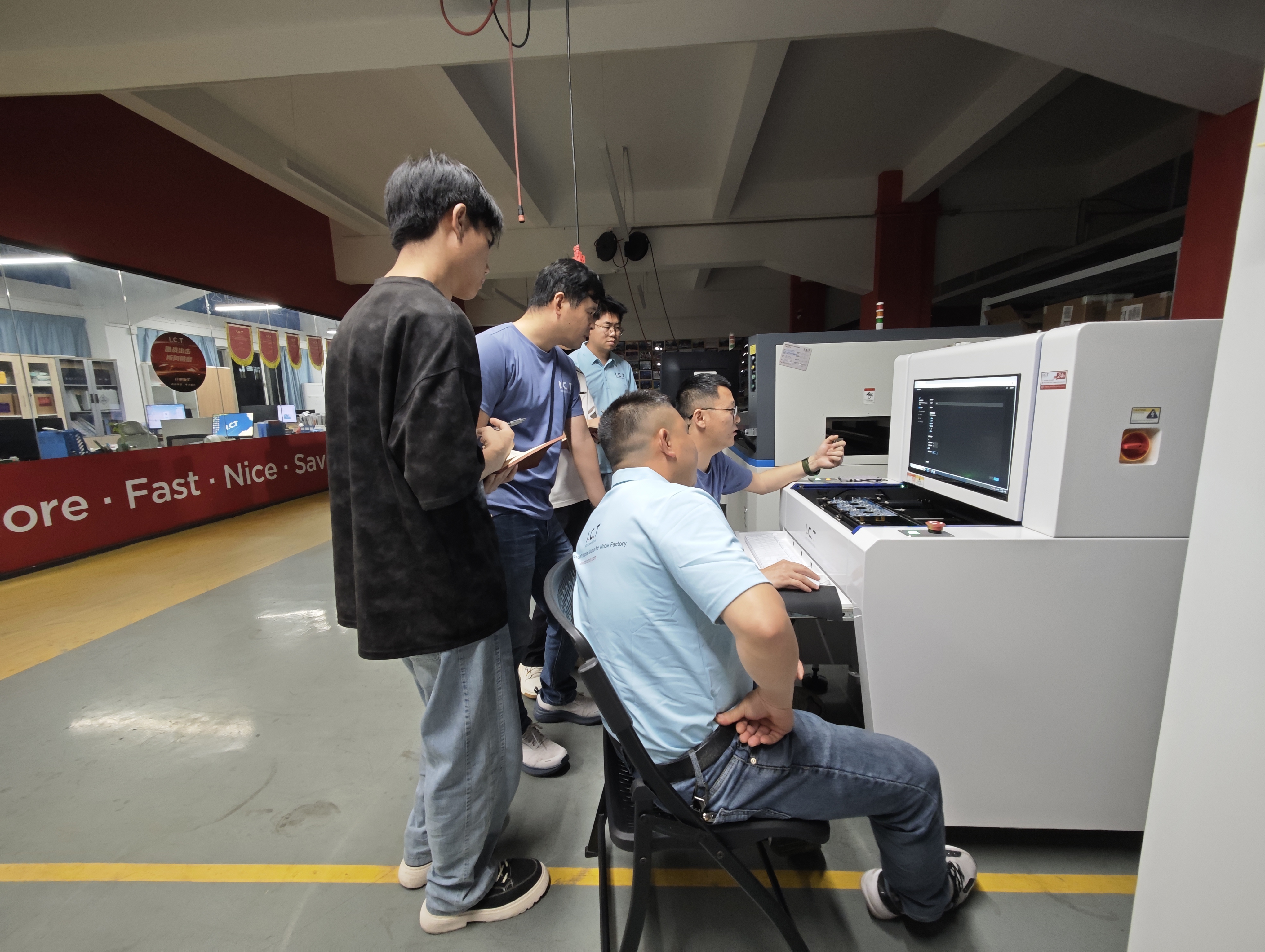 Offline školen&iacute; AOI na syst&eacute;mu ICT-V8