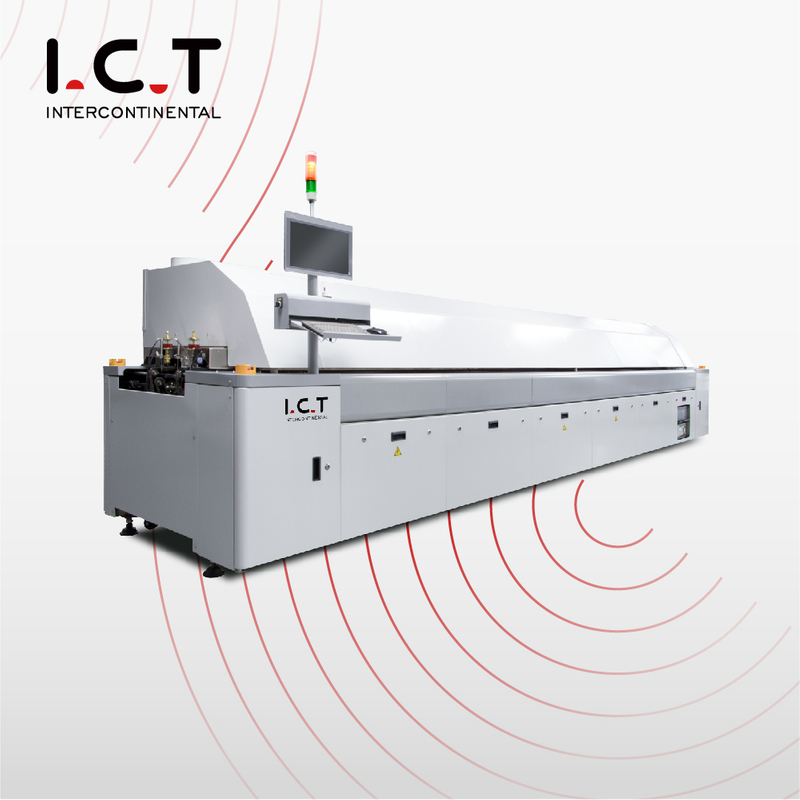 ICT |Nízká cena vakuová reflow pec SMT dopravníkový stroj