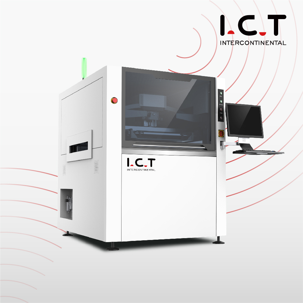 ICT |Sítotiskový stroj SMT Plně automatická tiskárna šablon PCB |ICT-5134