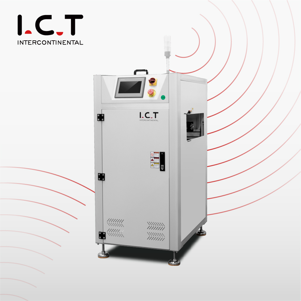 ICT | Automatický dopravník pro otáčení desek plošných spojů o 90 stupňů Smt