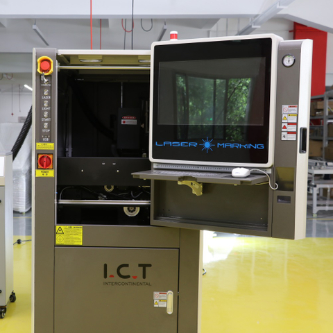 ICT | Laserový tiskový a řezací značkovací stroj s uzavřeným vláknem LED žárovky