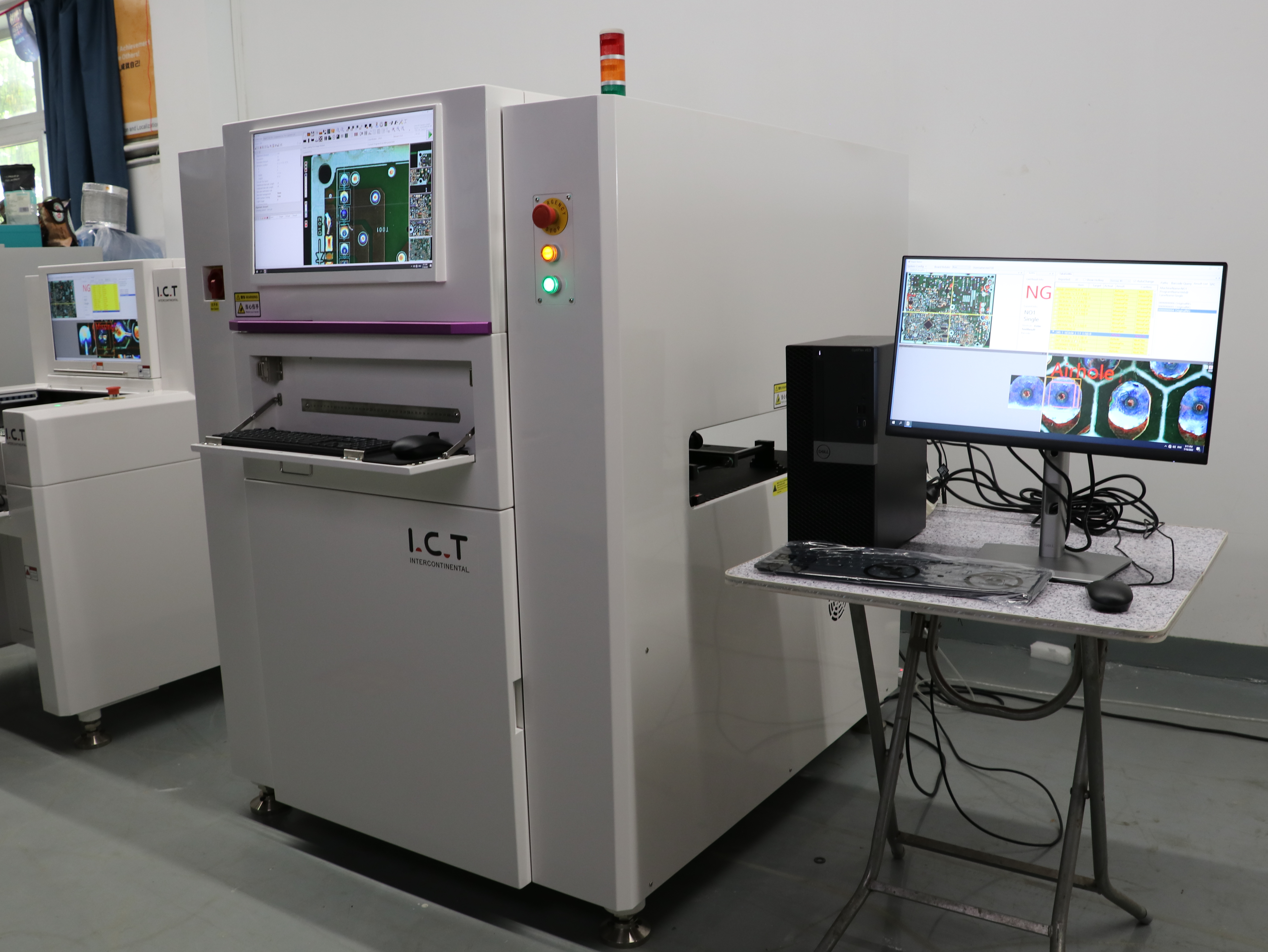 Stroj na optickou kontrolu AOI
