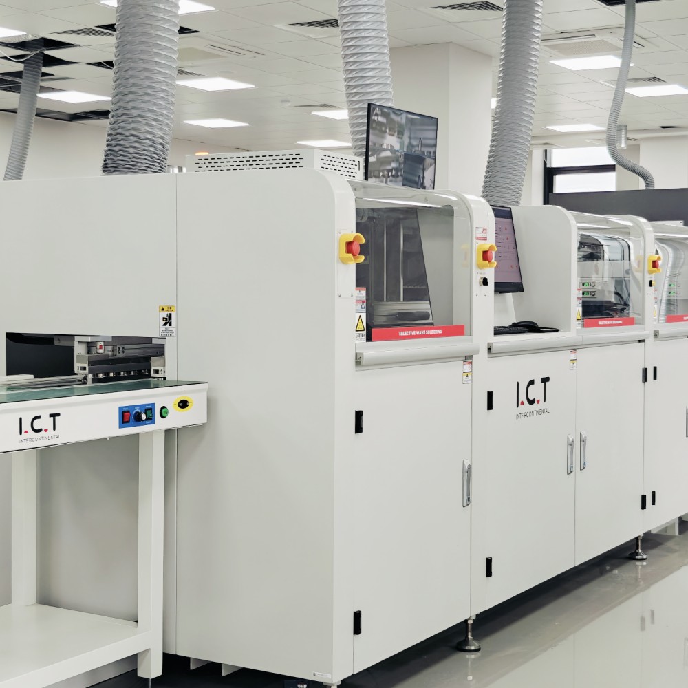 ICT | Desktop Selective THT Offline Wave Páječka PCB