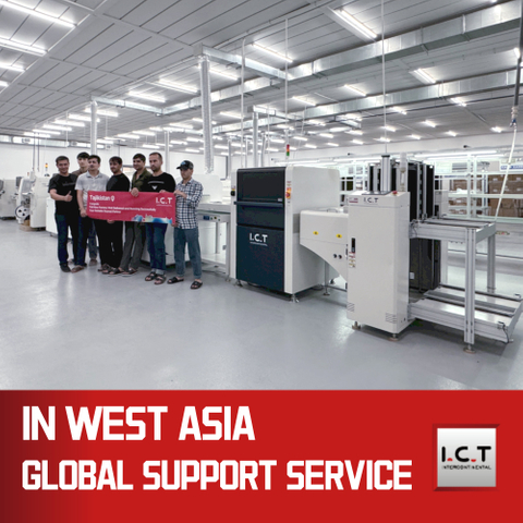 ICT | Dopravník se spouštěním pásu desek plošných spojů