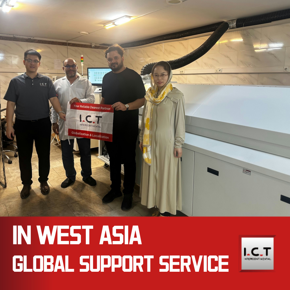 ICT | 9 zón SMT Infrared Reflow Oven SMT Montážní stroj Cena