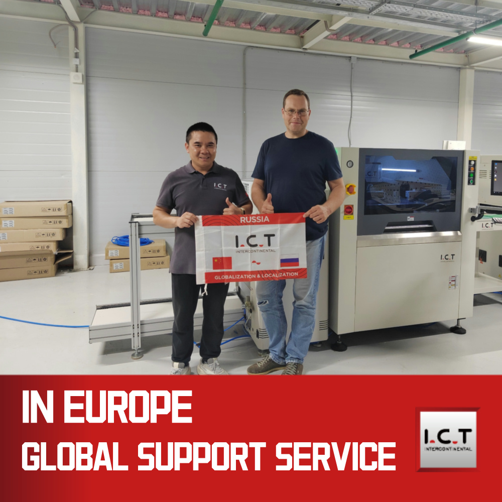 Plně automatický stroj na tisk šablony SMT PCB s obrazovkou Automatický model ICT-5151 