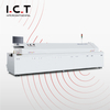 ICT |Řetěz dopravníku SMT Reflow Oven 6zónová dotyková obrazovka Reflow PCB v troubě