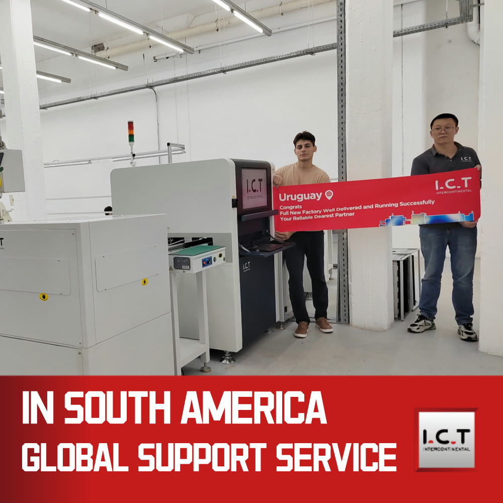 ICT-AI-5146 | Smt Production PCB Visual Test Line Online Aoi Inspection Machine