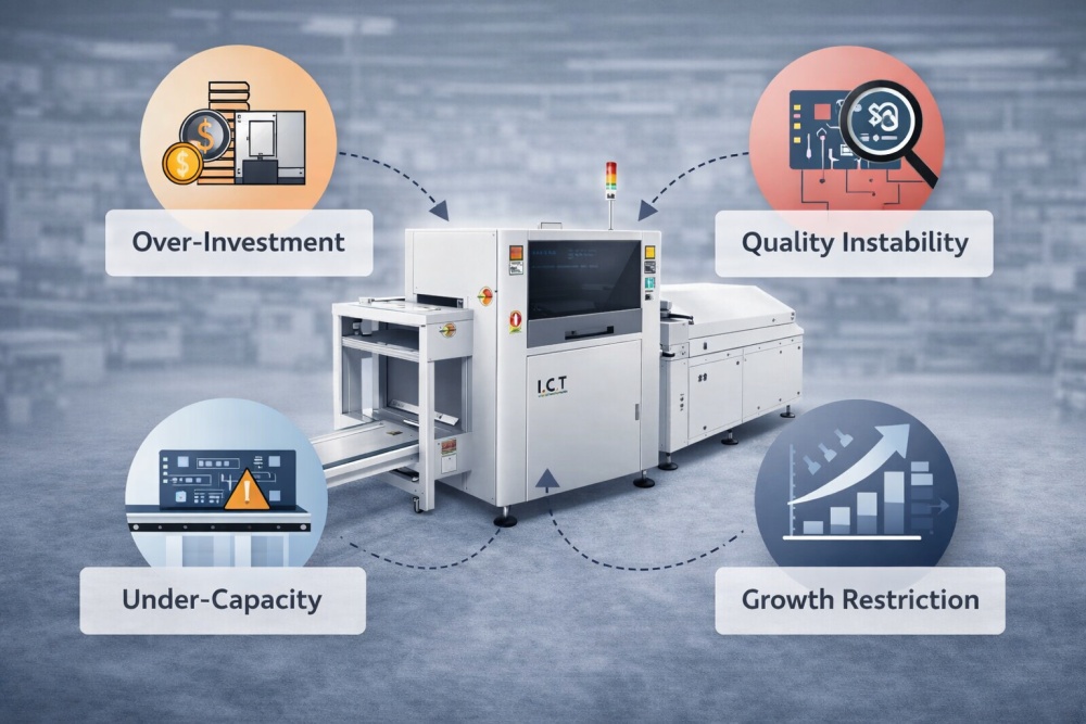 SMT tov&aacute;rna nebo v&yacute;robn&iacute; linka
