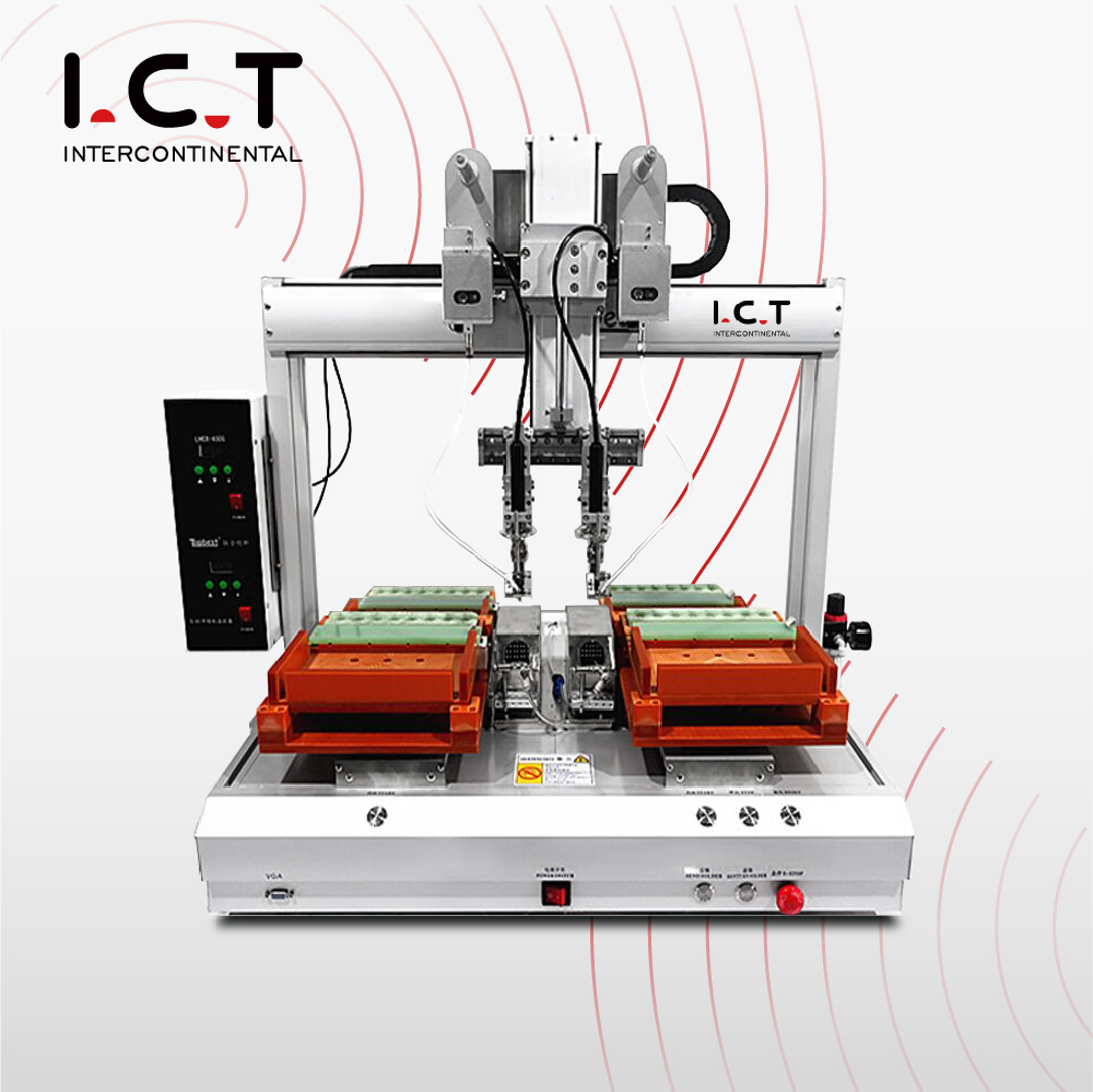 ICT |Plně automatický čtyřosý pětiosý pájecí robot Eta 1000mm