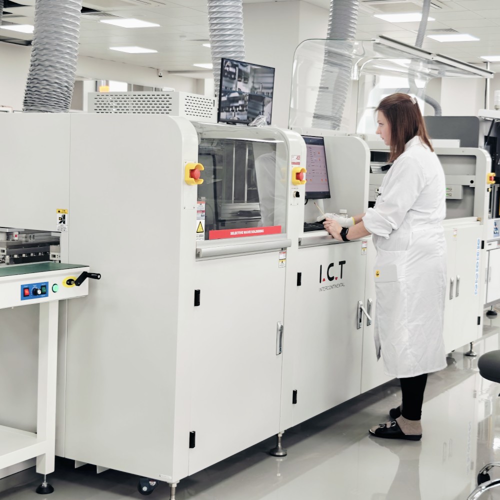 ICT | Stolní Ekonomický provoz bezolovnatého vlnového pájecího stroje