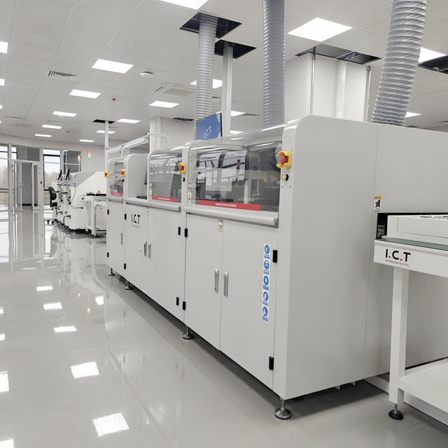 ICT-SS550 | Plně automatický online selektivní vlnový pájecí stroj 