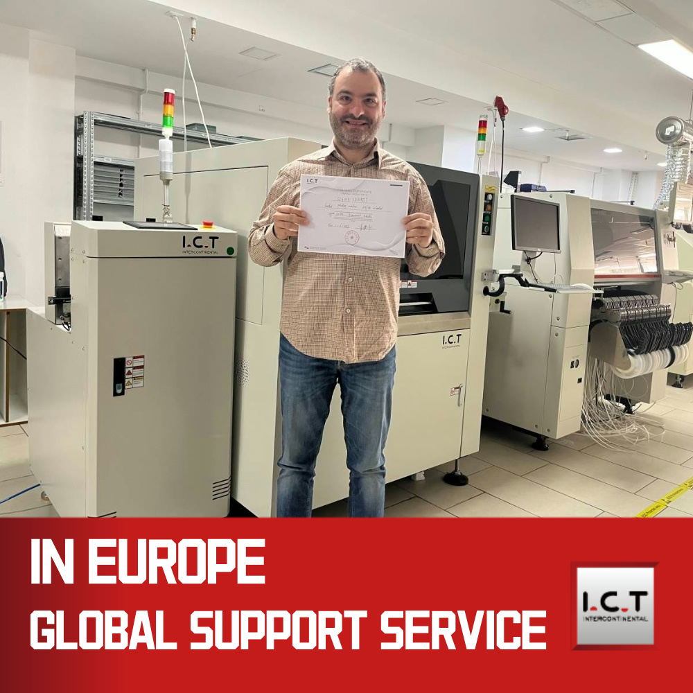 ICT | 1200mm led PCB plně automatický pastový pájecí tiskový stroj