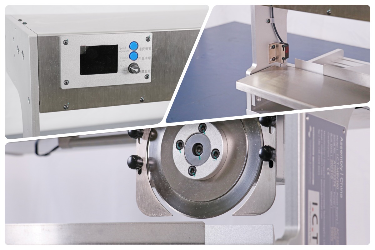 1-3 Depanelovac&iacute; stroj s pohyblivou čepel&iacute; PCB