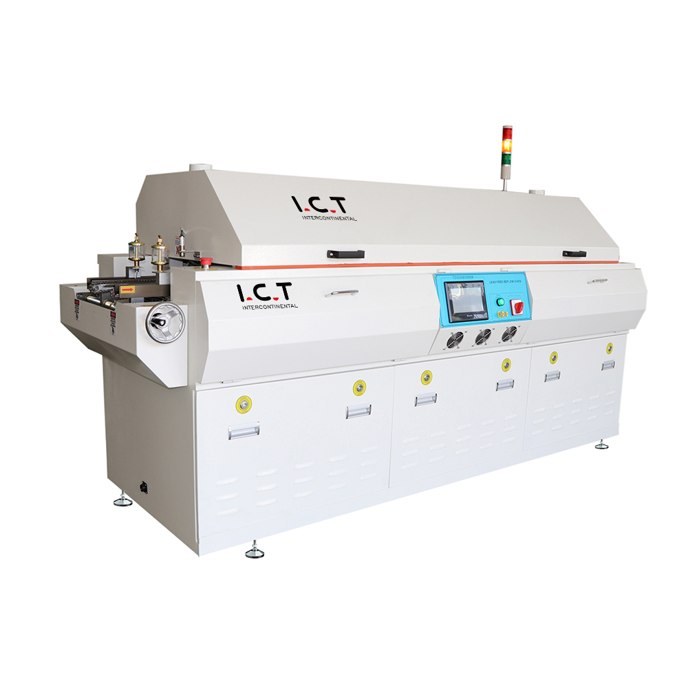 ICT |High Level Led Speciální vakuová Reflow Oven Shmema SMT montážní stroj