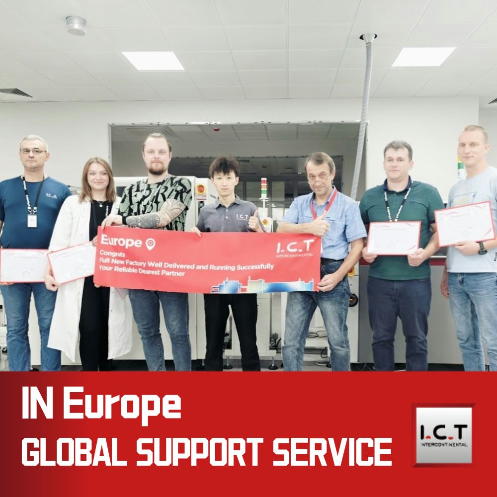 ICT | Plně automatická SMD výrobní linka SMT 