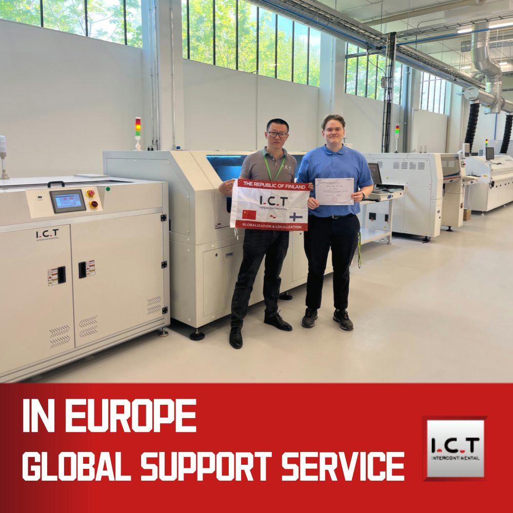 ICT 500mm SMT spojovací inspekční pásový dopravník