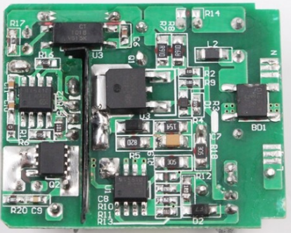 Deska PCB zdroje napájení