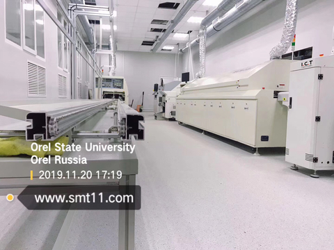 10zónová pec SMT PCB pro přetavení dusíku