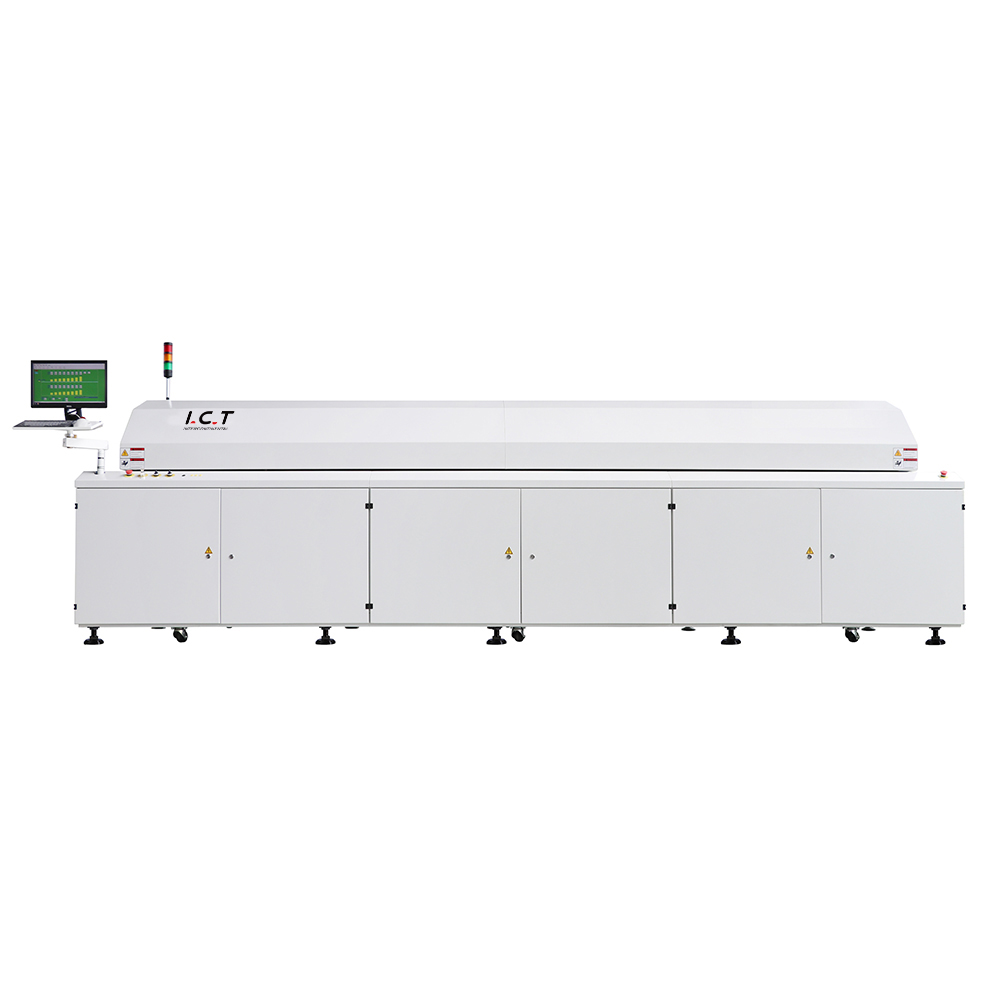 ICT |High Level Led Speciální vakuová Reflow Oven Shmema SMT montážní stroj