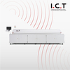 ICT |Řetěz dopravníku SMT Reflow Oven 6zónová dotyková obrazovka Reflow PCB v troubě