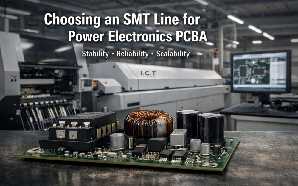 V&yacute;běr linky SMT pro PCBA v&yacute;konov&eacute; elektroniky