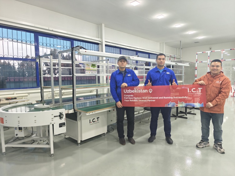 ICT Belt Cornering Machine v Uzbekist&aacute;nu