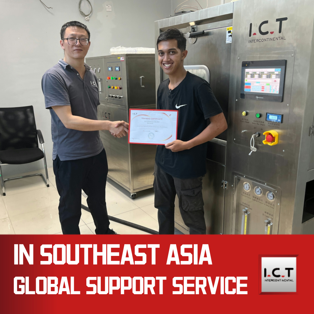 ICT Pneumatic Stencil PCBA Cleaning Machine Elektronický automatický vysavač PCB