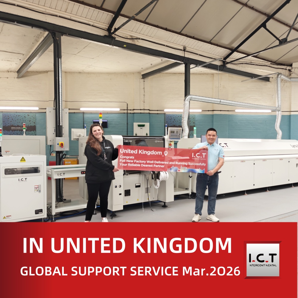 ICT | Automatický dopravník pro otáčení desek plošných spojů o 90 stupňů Smt