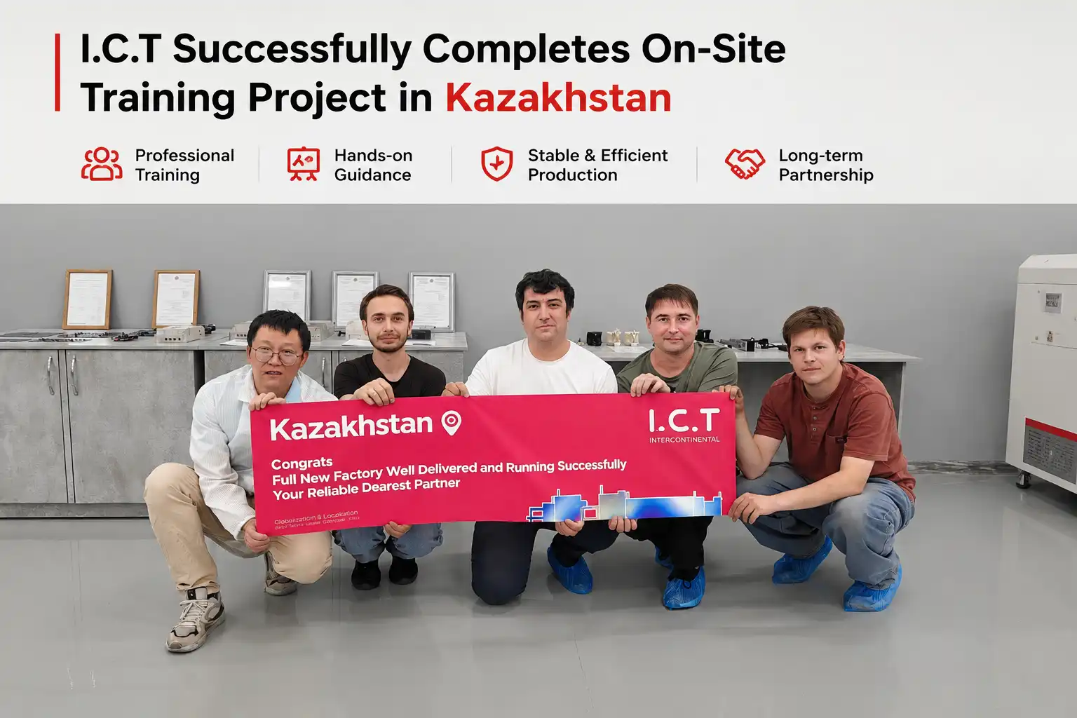 ICT &uacute;spěšně dokončilo projekt školen&iacute; na m&iacute;stě v Kazachst&aacute;nu SMT Factory.webp