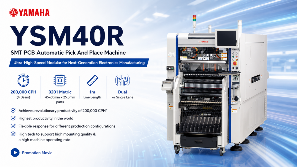 Yamaha Yamaha SMT PCB Automatick&yacute; Pick And Place Machine