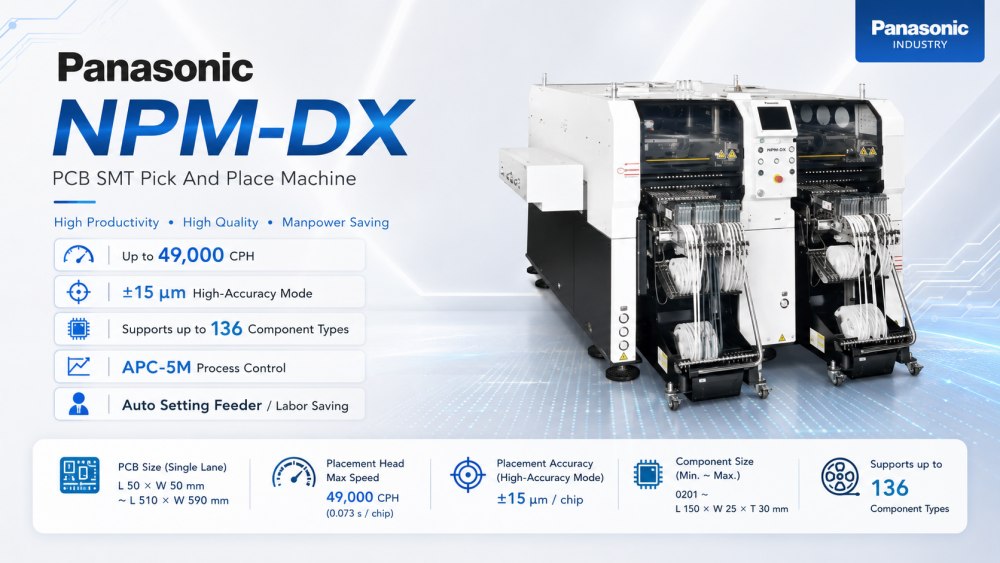 NPM-DX Panasonic PCB Smt Pick And Place Machine